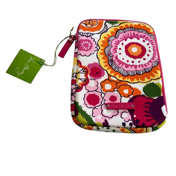 Vera Bradley Neoprene Medium Tablet Sleeve Case Clementine 6” x 9” - Picture 2 of 8